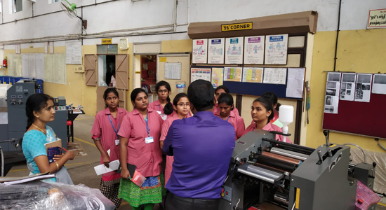 Young India-Training program in Autoprint for BE students from Avinashilingam University